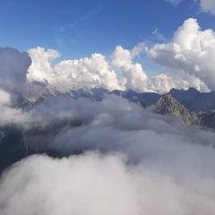 Flugwegposition um 13:38:50: Aufgenommen in der Nähe von Gemeinde Seefeld in Tirol, Seefeld in Tirol, Österreich in 2307 Meter